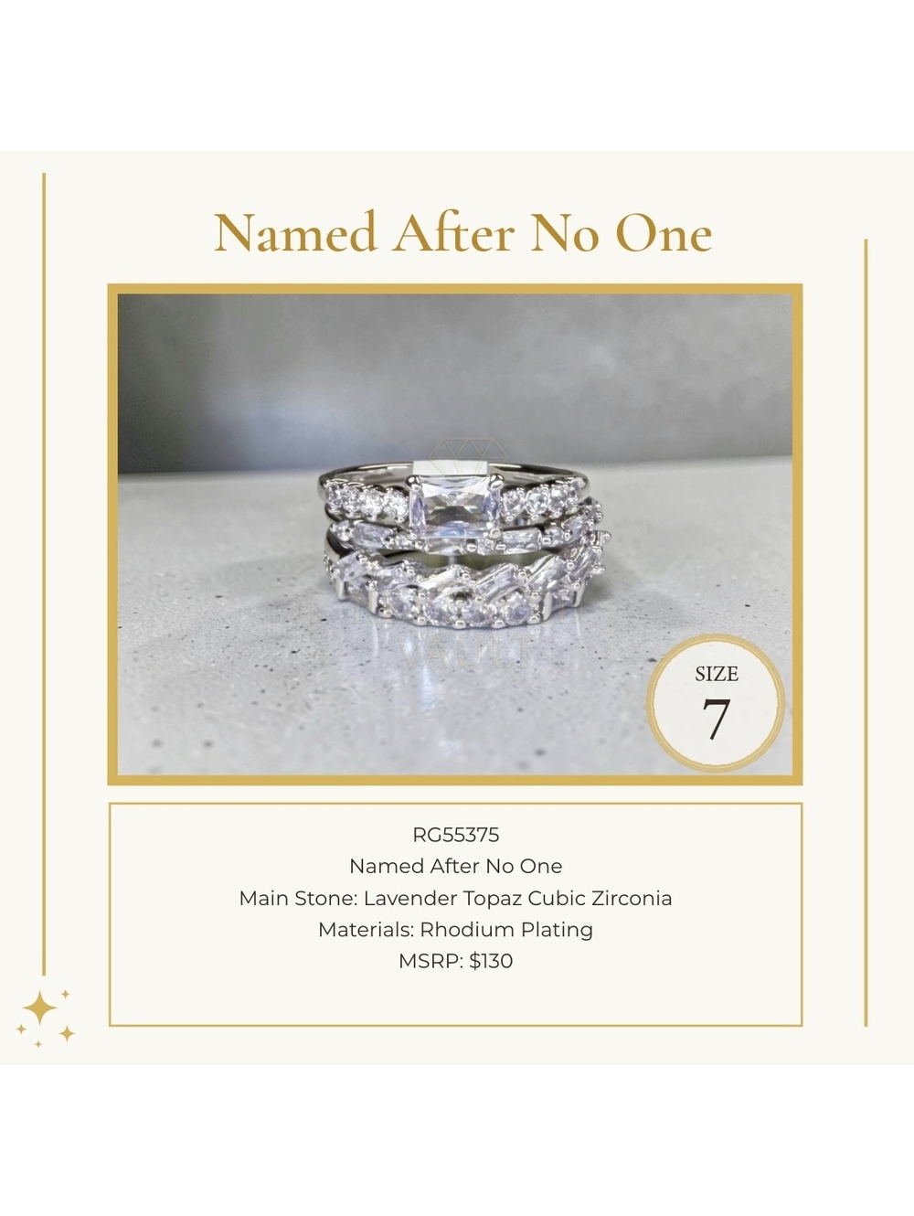 Named After No One - Size 7 - Delicates